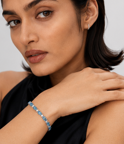 SAPHIRAE Étoile Bleu™ Bracelet