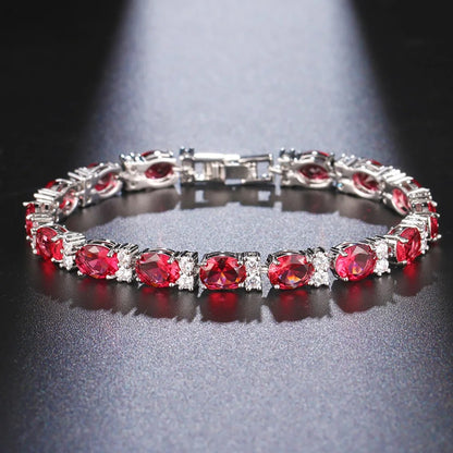Crystal Cut Bracelet | Silver