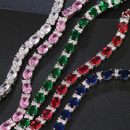 Crystal Cut Bracelet | Silver
